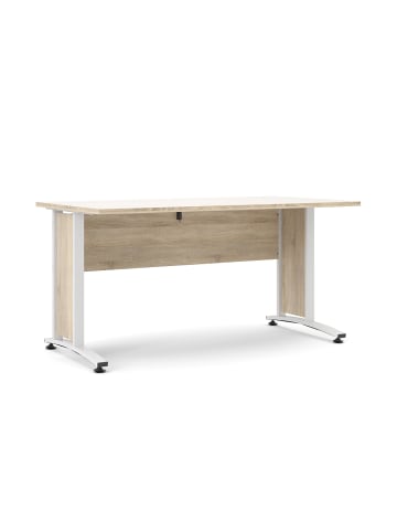 ebuy24 Schreibtisch Prisme C Eiche Dekor 150 x 80 cm