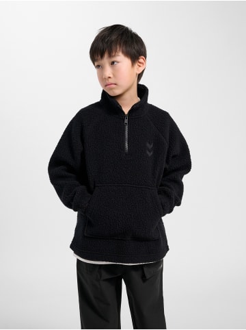 Hummel Halbreißverschluss Sweatshirt Hmljr Martini Kinder in BLACK BEAUTY