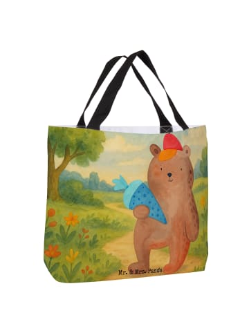 Mr. & Mrs. Panda Reisetasche Bär Schultüte Design ohne Spruch in Weiß