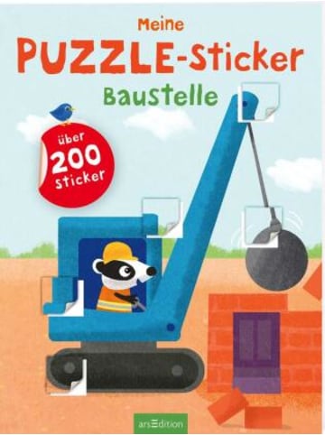 ars edition Buch - Meine Puzzle-Sticker - Baustelle