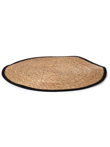 GIFTDECOR Geflochtener Teppich in beige