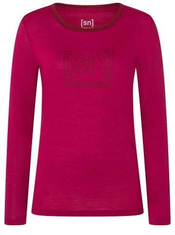 super.natural Merino Longsleeve in pink