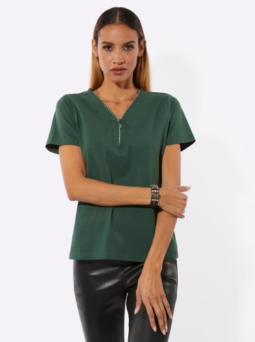 creation L Kurzarmshirt in moos