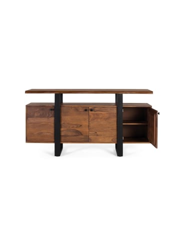 Giner y Colomer Sideboard mit 4 Türen aus   und Metallbeinen in Brown