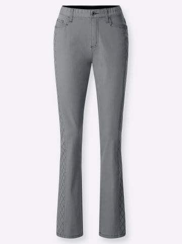 WITT WEIDEN 5-Pocket-Jeans in light grey-denim