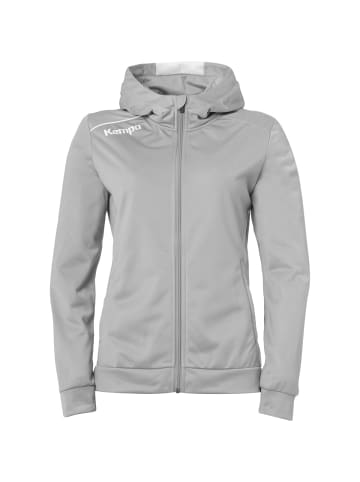 Kempa Kapuzenjacke PLAYER WOMEN in dark grau melange