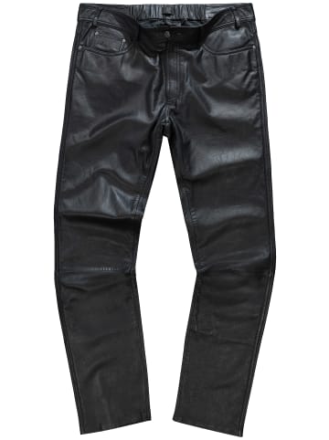 JP1880 Lederhose in schwarz