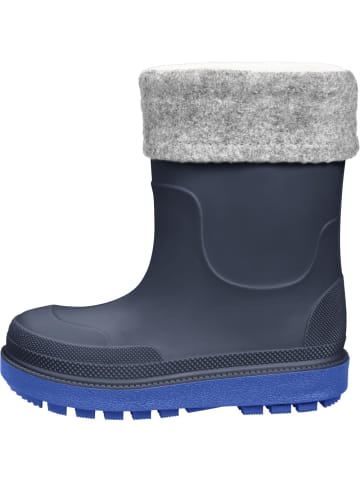 Playshoes Kinder Stiefel "Regenstiefel Mit Futter" in Blau