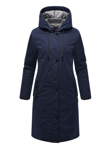 Marikoo Kurzmantel Ledalaa 16 in Navy