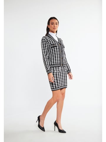 faina Damen Strickrock in schwarz