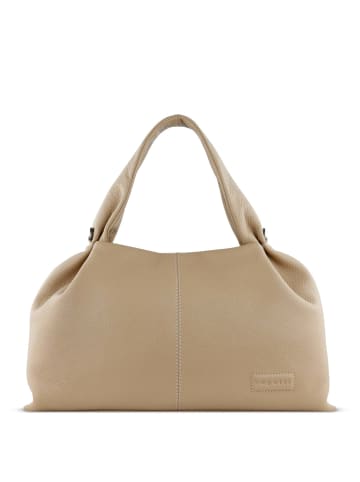 Bugatti Elsa - Schultertasche 38 cm (schwarz) in sand