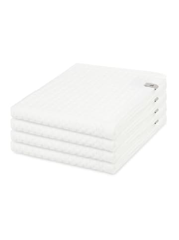 Möve 4 X Handtuch im Set Piquee in Snow