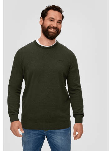 s.Oliver Strickpullover langarm in Olive