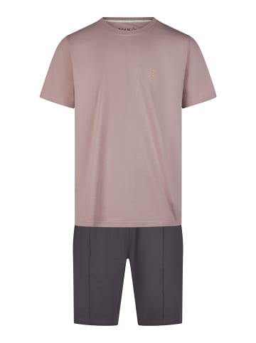 Phil & Co. Berlin  Pyjama Shorty in lila-anthrazit