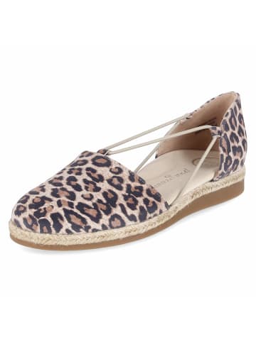 Espadrille-Ballerinas in beige