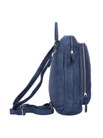 TASCHENDIEB Kohlmarkt 104 City Rucksack Leder 36 cm in dark blue