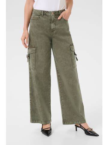 Cream Casual Hose CRMelanie Relaxed fit in Heavy Washed Green