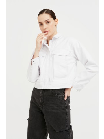 Finn Flare Jeansjacke Classic in white