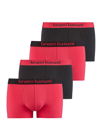 Bruno Banani Retro Short / Pant Flowing in Magenta / Schwarz