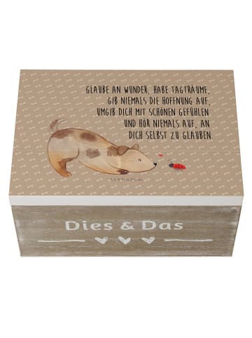 Mr. & Mrs. Panda Box Hund Marienkäfer mit Spruch in Hundeglück