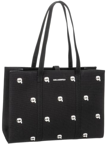 Karl Lagerfeld Shopper K/Ikonik AOP 241W3882 in Black