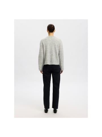 Selected Pullover in Light Grey Melange