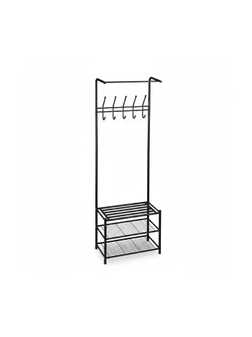 relaxdays Garderobenständer in Schwarz - (H)183 cm