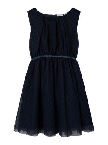 name it Kurzes Spencer Tüll Kleid NKFVABOSS in Dunkelblau