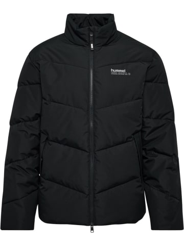 Hummel Trainingsjacke "Short Puffer Jacket" in Schwarz