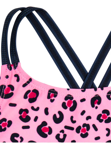 Playshoes UV-Schutz Badeanzug Leo-Print in pink