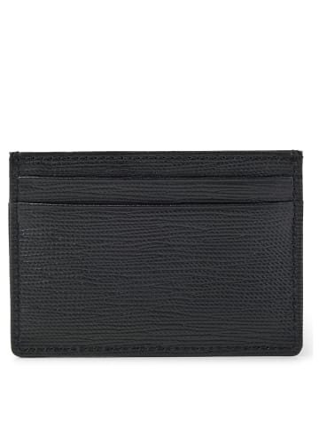 BOSS Gallery A 4cc - Kreditkartenetui Leder 10 cm in schwarz