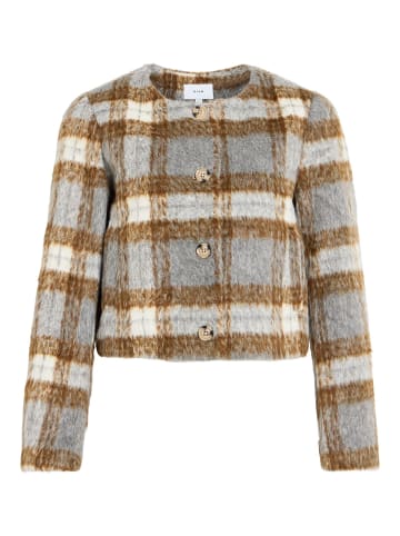 Vila Jacke in Dark Grey Melange