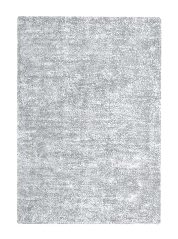 Kayoom Kurzflor Teppich Etna 110 in grau - silber - rechteckig