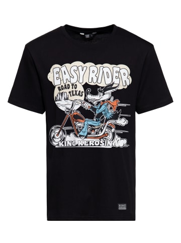 King Kerosin King Kerosin Print T-Shirt Easy Rider in schwarz