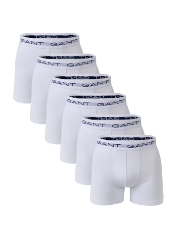 Gant Boxershort 6er Pack in Weiß