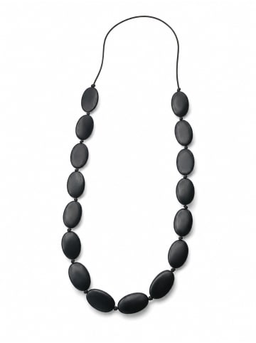 collezione alessandro Lange Kette " Charu " in schwarz