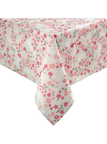 Erwin Müller Baumwolle Tischdecke in natur-rosé