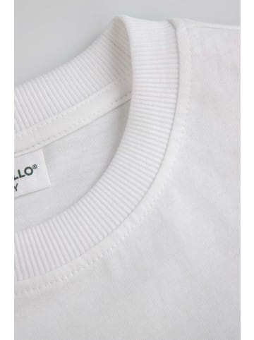 Coccodrillo T-Shirt mit kurzen Ärmeln in weiß