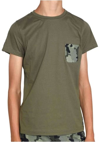 BEZLIT T-Shirt in Olivegrün - Camouflage
