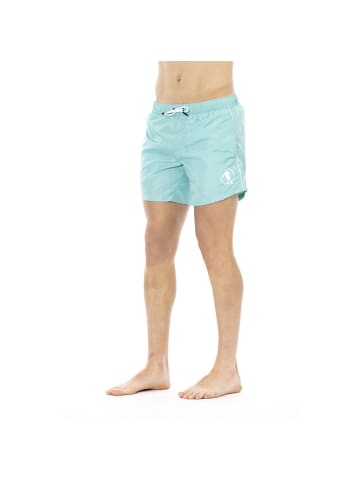 Bikkembergs Hellblau Schwarz Polyester Herren Badeanzug