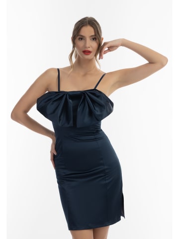 faina Damen Slipdress Mini in Marine