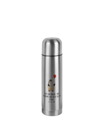 Mr. & Mrs. Panda Thermosflasche Pinguin Luftballon mit Spruch in Transparent