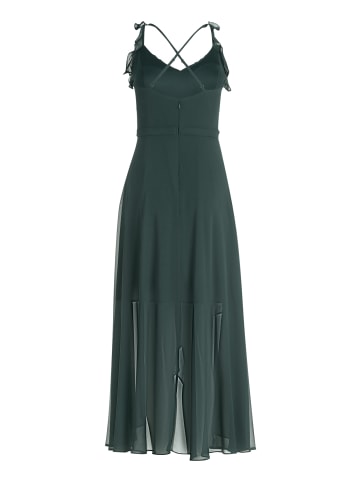 Vera Mont Abendkleid mit Volant in Dusty Slate