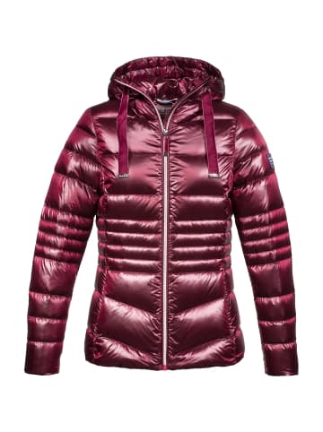 DOLOMITE W CORVARA SATIN HOOD JACKET in Rot