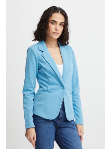 ICHI Sweatblazer in blau