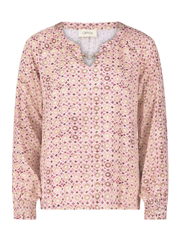 CARTOON Casual-Bluse mit Muster in Cream/Pink