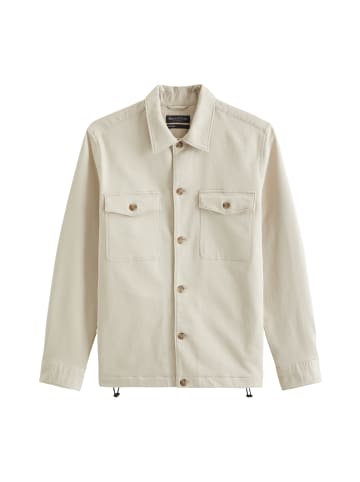 Marc O'Polo Sateen-Overshirt in Light Oat