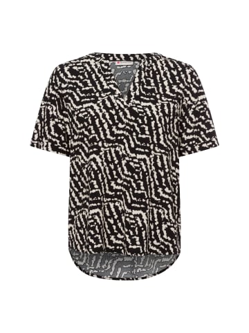 Street One Blusenshirt in schwarz beige