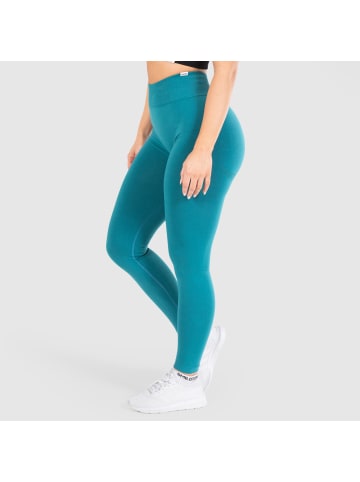 SMILODOX Leggings Slayton Scrunch in Petrol