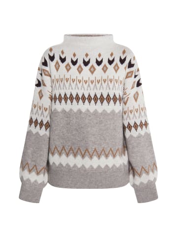 usha FESTIVAL Strickpullover in Grau Mehrfarbig